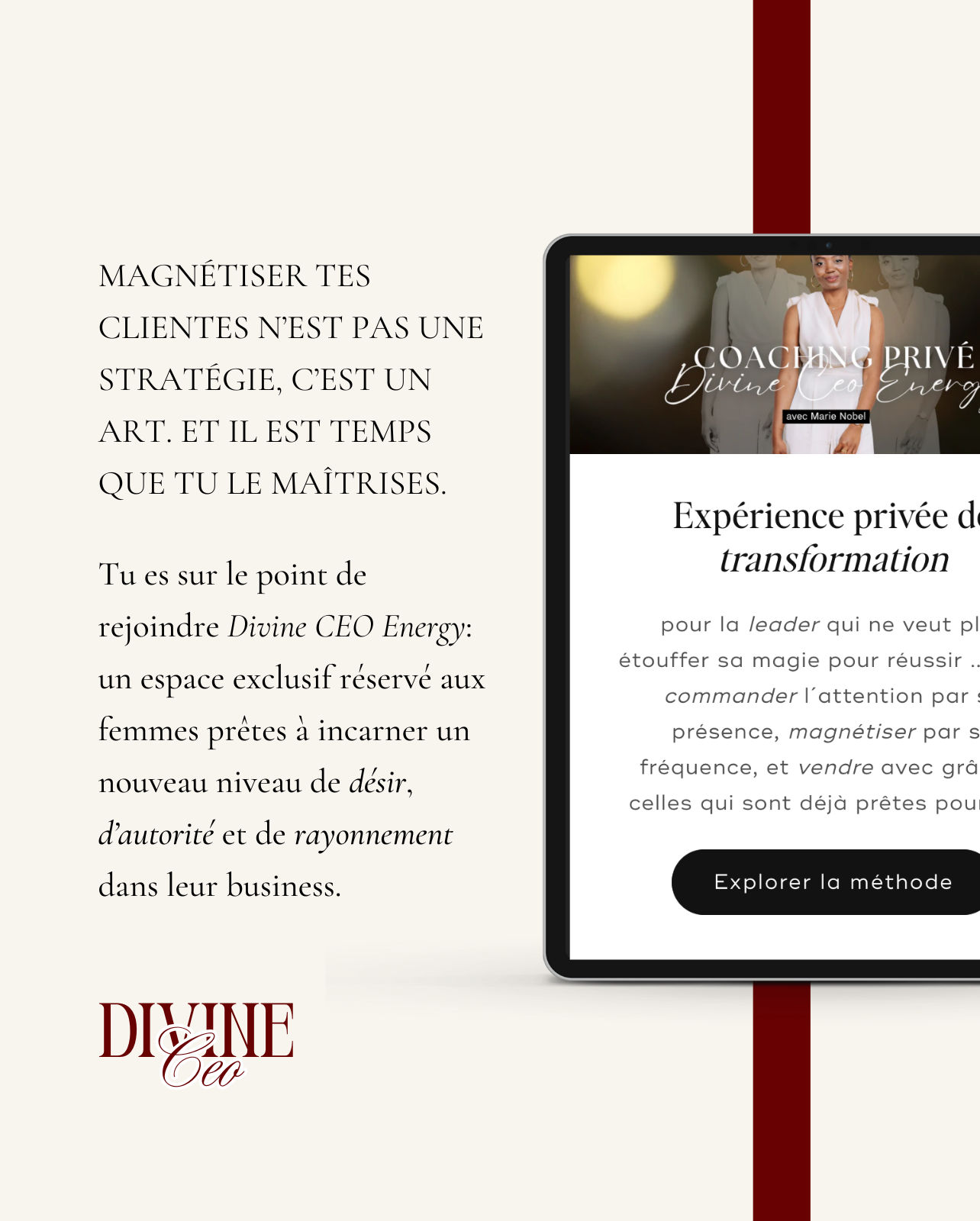 coaching privé: divine ceo energy