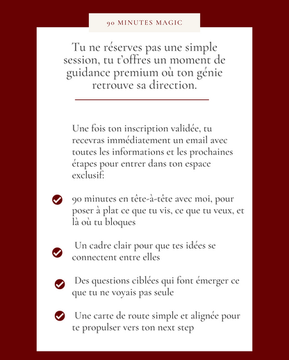 MAGIC - 90 minutes de session privée