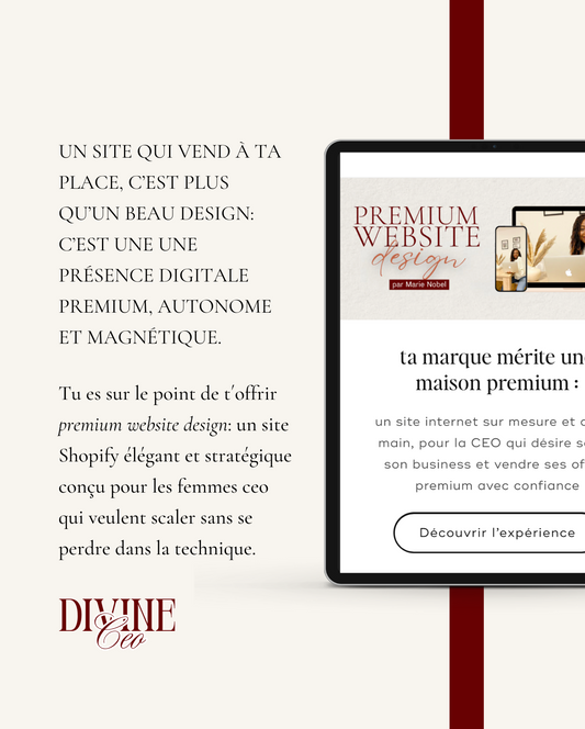 Création de website premium