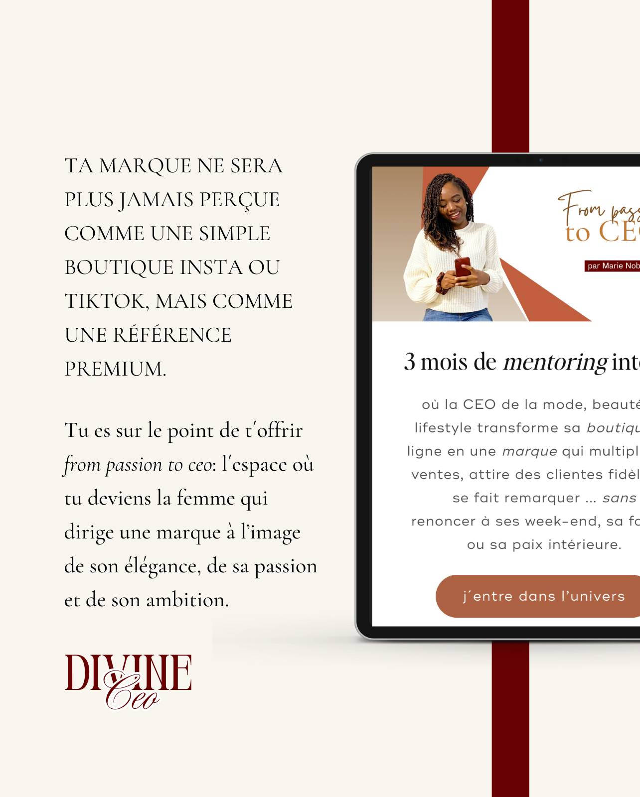 formation e-commerce: from passion to ceo